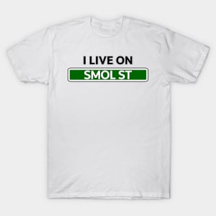 I live on Smol St T-Shirt